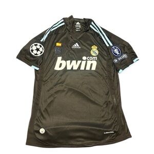 real madrid jersey 2009 2010 champions league ronaldo CR7 soccer footbal jersey